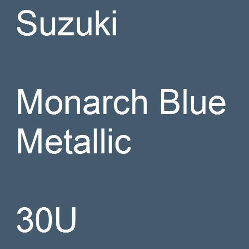 Suzuki, Monarch Blue Metallic, 30U.